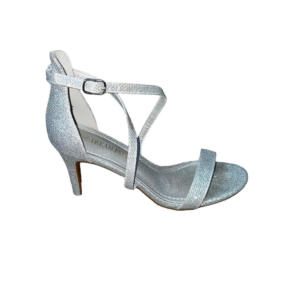 Dream Pairs Women's Fashion Ankle Strap Stilettos Open Toe Sandals Pump Heel 6